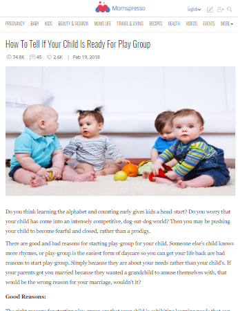 How To Tell If Your Child Is Ready For Play Group